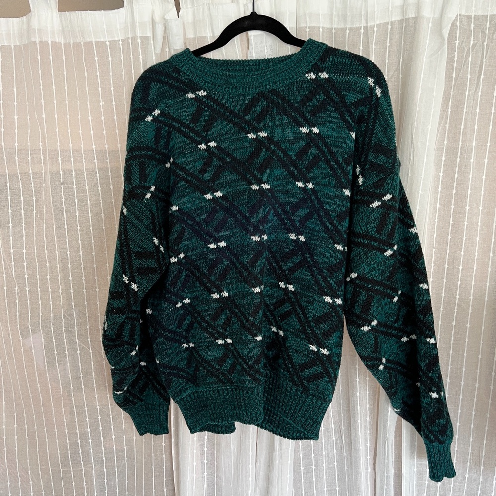 Green Knit Sweater